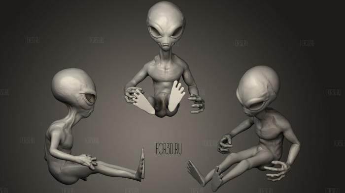 Aliens (Remix) 3d stl for CNC